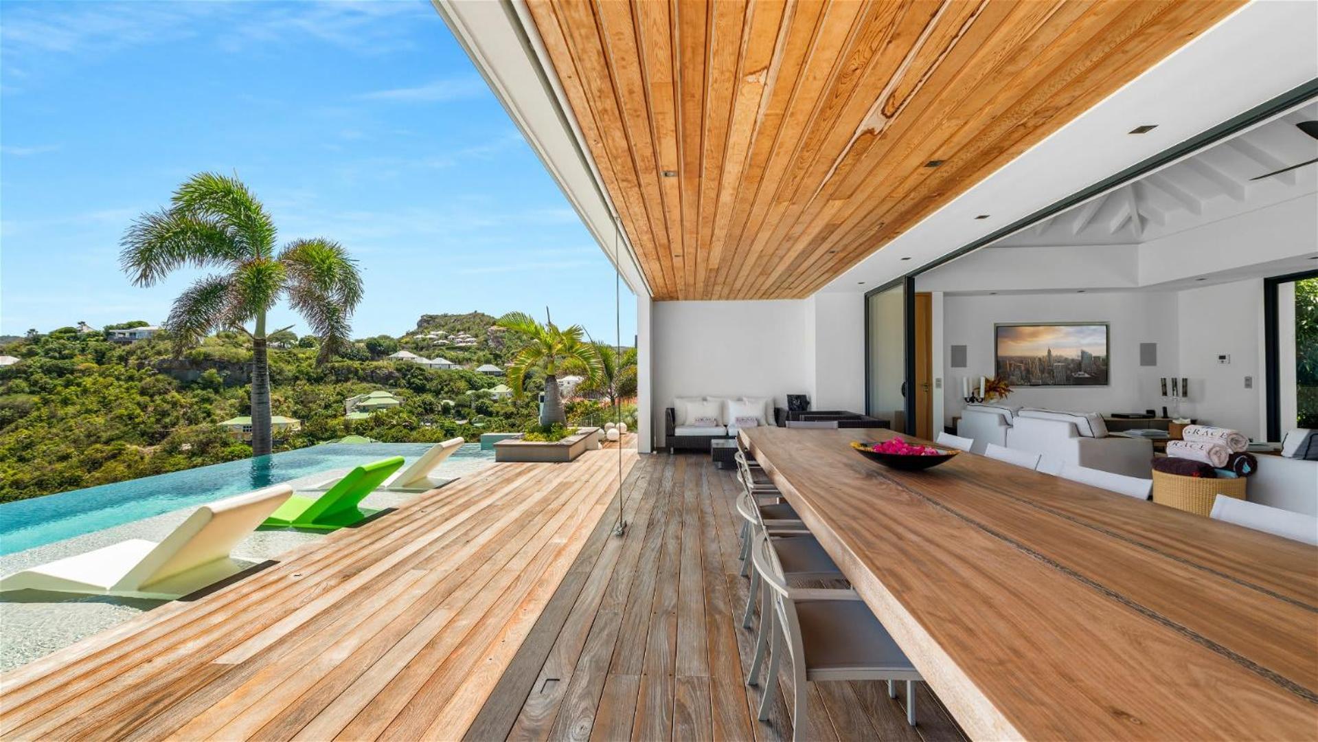 Architecture Jewel Set On A Hillside Villa St. Barthelemy Exterior photo